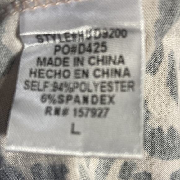 NWT La Miel Casual Lightweight Animal Print maxi with pockets Size: L - Picture 4 of 9